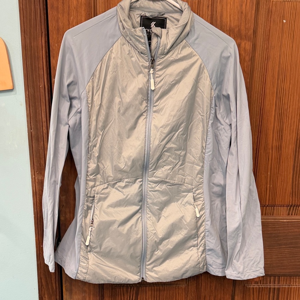 Kyodan Women's Silver and Gray Ski Jacket